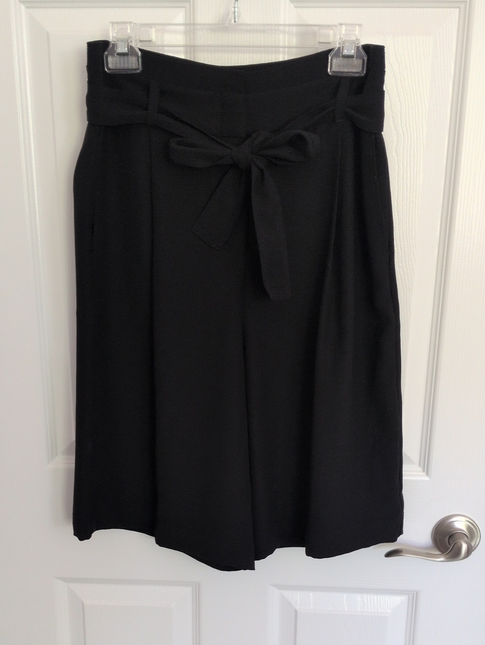 Halogen Black Belted Culottes - 4